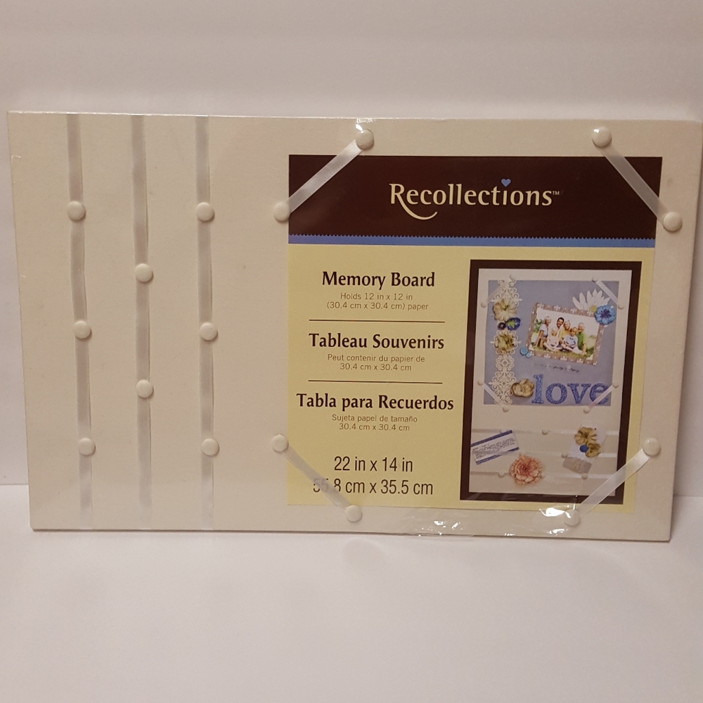 Recollection Memory Board Ivory 24" x 14" New